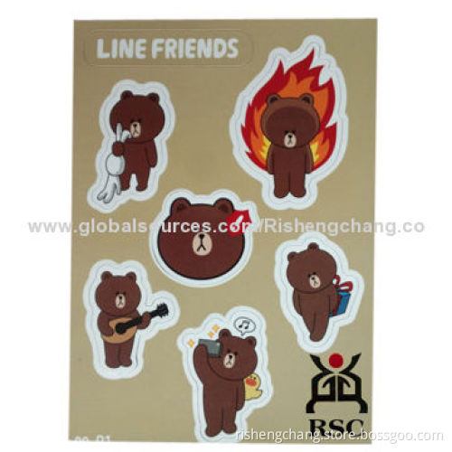 Fridge magnets, resin which can be stuck on the door of fridge, pictures can be designed by clients